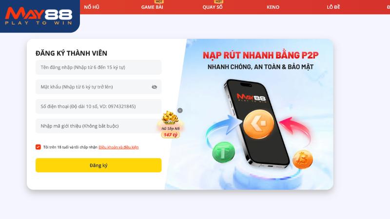 Hướng dẫn đăng ký tài khoản tham gia danh mục game với các bước đơn giản