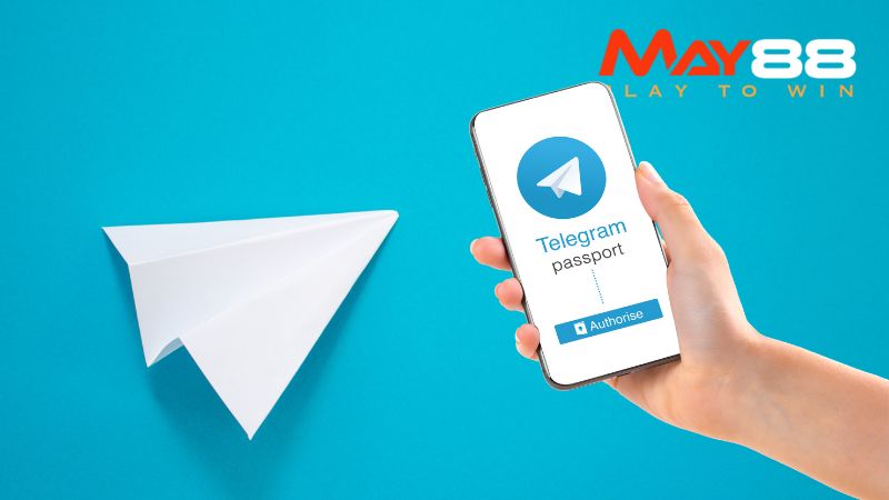 Người chơi có thể chọn nhắn tin miễn phí qua Telegram cho bên CSKH nhà cái