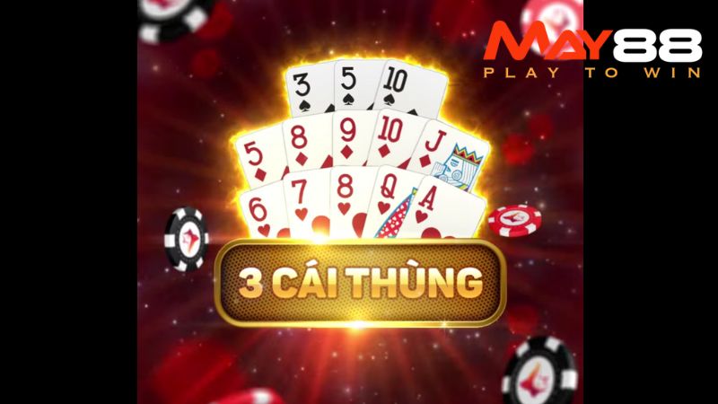 Khi bộ bài nhận được chỉ gần xếp được thùng hay sảnh thì nên tách chúng ra cho 3 chi